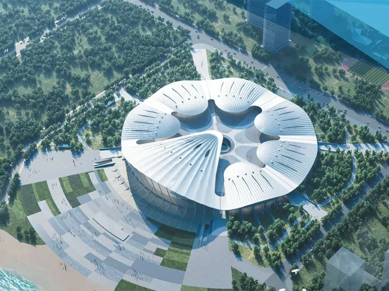 In che modo un padiglione espositivo con struttura in acciaio offre una costruzione rapida e un'esperienza premium per i visitatori?