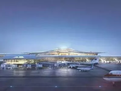 Edifici aeroportuali della struttura metallica