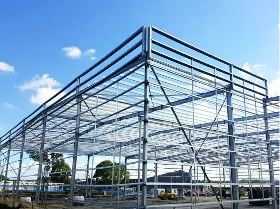 Building in acciaio in metallo prefabbricato pratico e bellissimo per il magazzino
