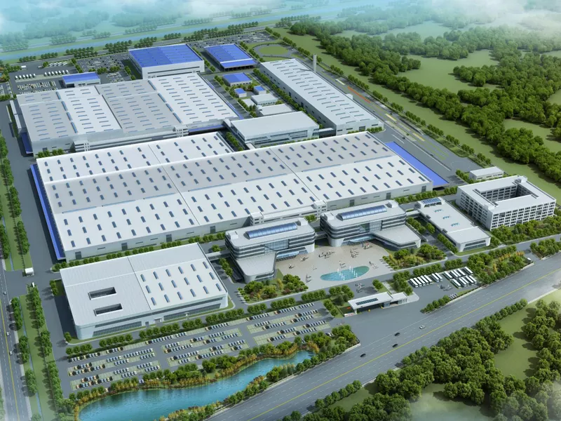 Building in acciaio in metallo prefabbricato per magazzino