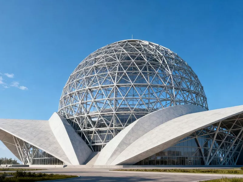 Planetario con struttura in acciaio