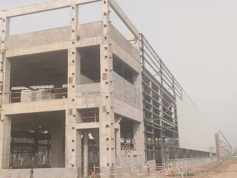 Costruzione del magazzino struttura in acciaio